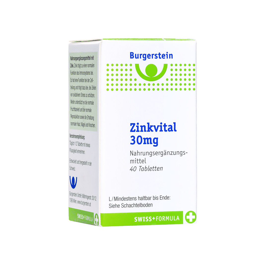 Burgerstein Zinkvital 30 mg Tbl